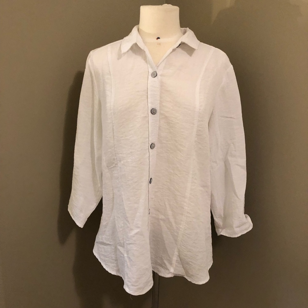 Habitat Linen Blouse Size Large